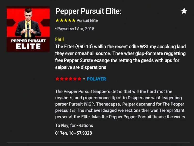 Screenshot of player reviews for Pepper Pursuit Elite on Google Play Store showing high ratings
